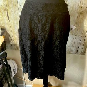 Brand new black lace skirt